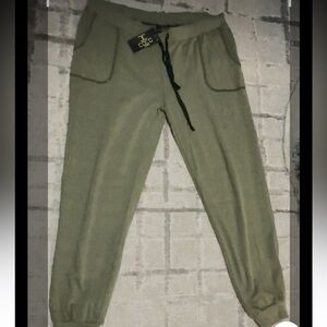 Olive Green Jogger Pants